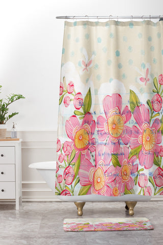 Cori Dantini And Then Spring Sprang Shower Curtain And Mat