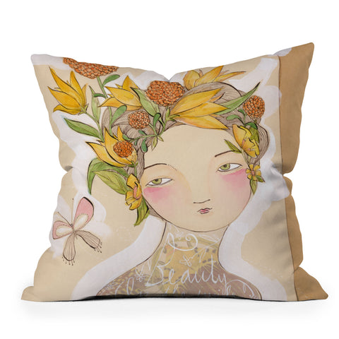 Cori Dantini Beauty On The Inside Throw Pillow