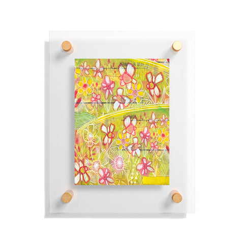 Cori Dantini Meadow In Bloom Floating Acrylic Print