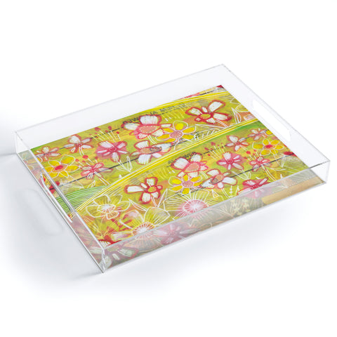 Cori Dantini Meadow In Bloom Acrylic Tray