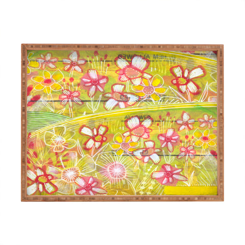 Cori Dantini Meadow In Bloom Rectangular Tray