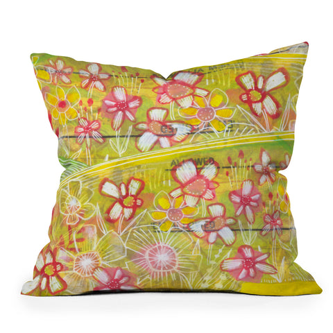 Cori Dantini Meadow In Bloom Throw Pillow