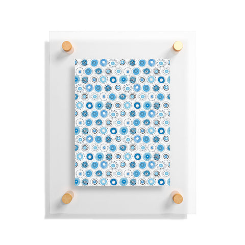 Cori Dantini middy polka blue Floating Acrylic Print