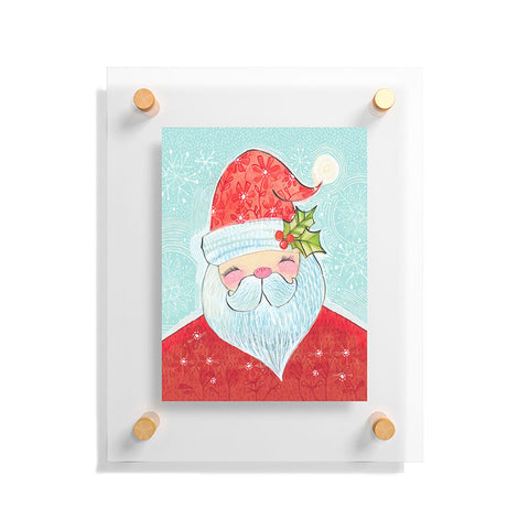 Cori Dantini Sweet Santa Floating Acrylic Print
