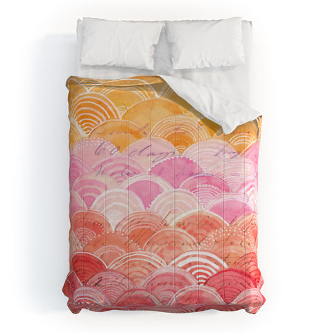 Cori Dantini Warm Spectrum Rainbow Comforter
