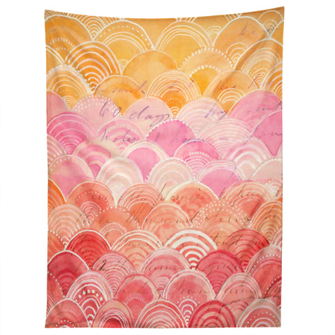 Cori Dantini Warm Spectrum Rainbow Tapestry