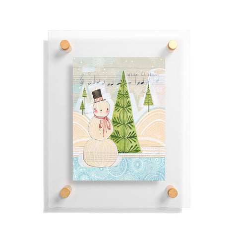Cori Dantini White Christmas Floating Acrylic Print