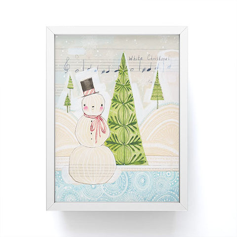 Cori Dantini White Christmas Framed Mini Art Print