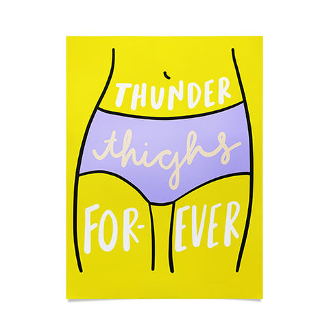 Craft Boner Thunder thighs forever Poster