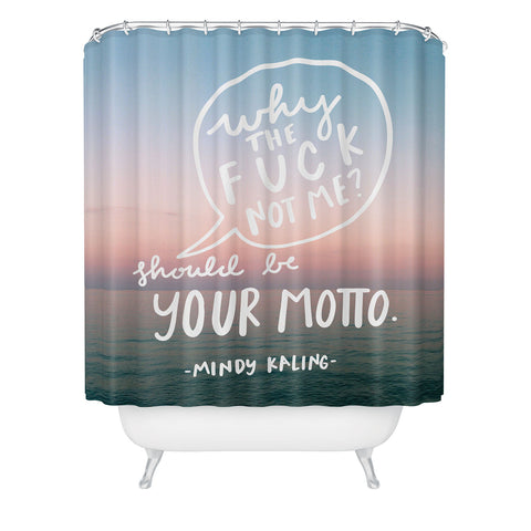 Craft Boner Why the fuck not me Shower Curtain