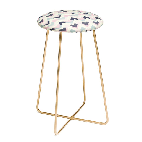 CraftBelly Bright Angles Counter Stool
