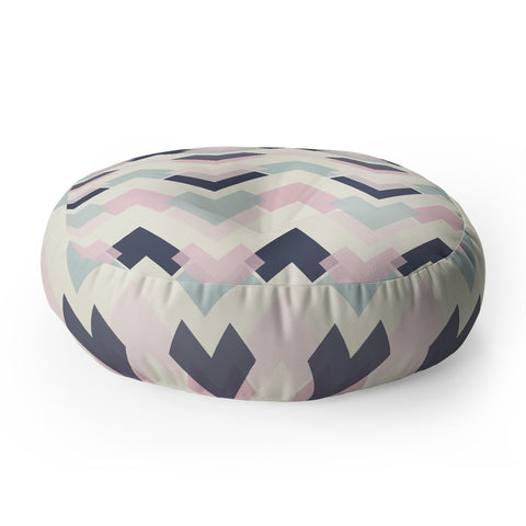 CraftBelly Bright Angles Floor Pillow Round