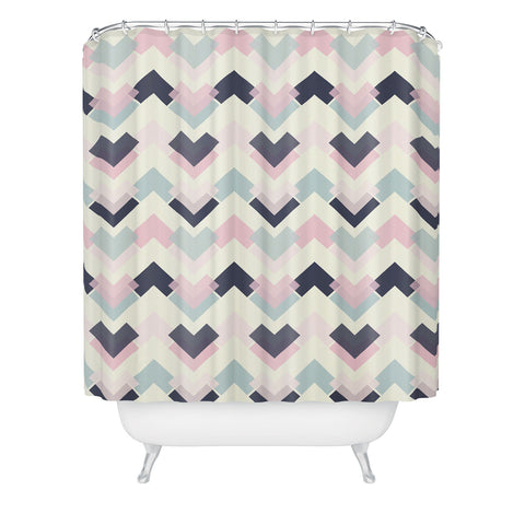 CraftBelly Bright Angles Shower Curtain