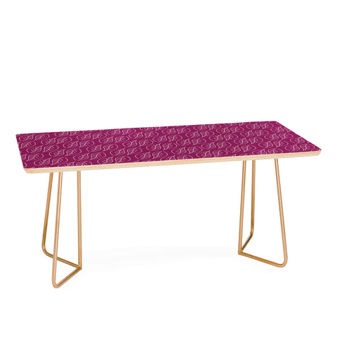 CraftBelly Topiary Pomegranate Coffee Table