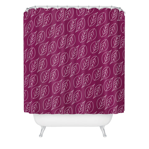 CraftBelly Topiary Pomegranate Shower Curtain