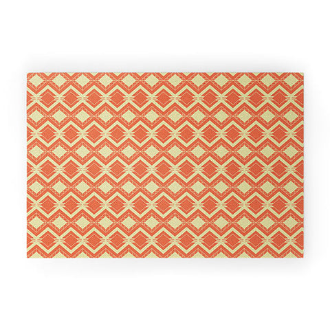 CraftBelly Tribal Persimmon Welcome Mat