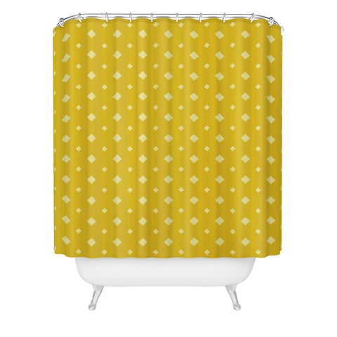 CraftBelly Twinkle Amber Shower Curtain