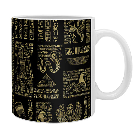 Creativemotions Egyptian hieroglyphs and deities Coffee Mug
