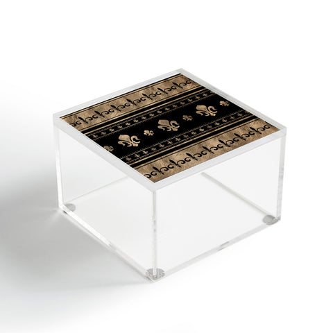 Creativemotions Fleurdelis Luxury ornament black Acrylic Box