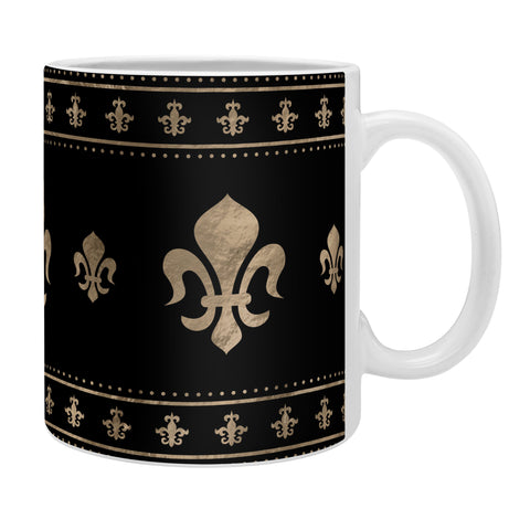 Creativemotions Fleurdelis Luxury ornament black Coffee Mug