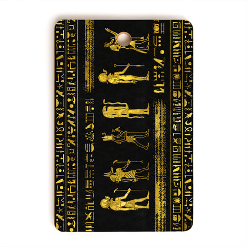 Creativemotions Golden Egyptian Gods and hiero Cutting Board Rectangle