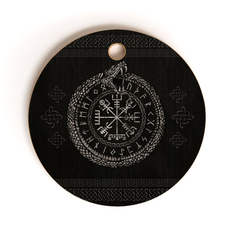 Creativemotions Vegvisir with Ouroboros Cutting Board Round