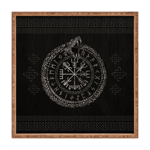 Creativemotions Vegvisir with Ouroboros Square Tray