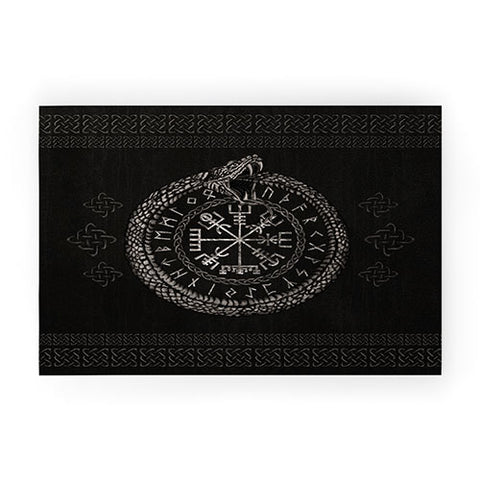 Creativemotions Vegvisir with Ouroboros Welcome Mat
