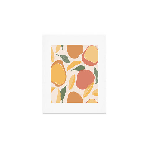 Cuss Yeah Designs Abstract Mango Pattern Art Print