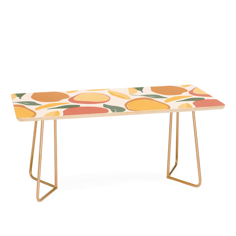 Cuss Yeah Designs Abstract Mango Pattern Coffee Table