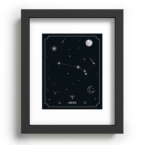 Cuss Yeah Designs Aries Star Constellation Recessed Framing Rectangle