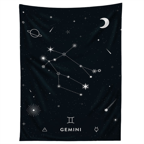 Cuss Yeah Designs Gemini Star Constellation Tapestry