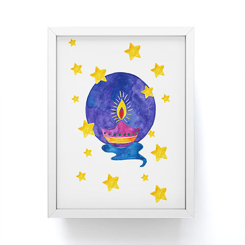 Cynthia Haller Happy Diwali Framed Mini Art Print