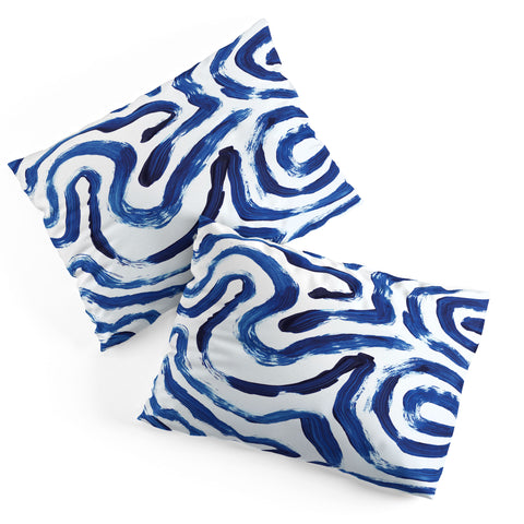 Dan Hobday Art Blue Minimal Pillow Shams