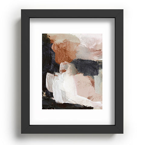 Dan Hobday Art Earthly Abstract Recessed Framing Rectangle