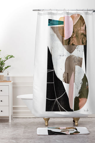 Dan Hobday Art Essence 2 Shower Curtain And Mat