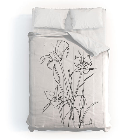 Dan Hobday Art Floral 01 Comforter