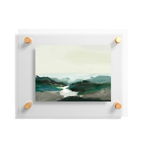 Dan Hobday Art Highland View Floating Acrylic Print