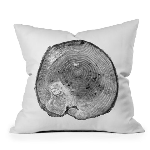 Dan Hobday Art Pine Log Throw Pillow