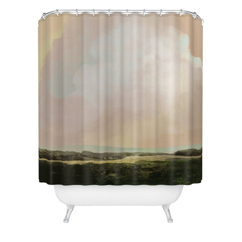 Dan Hobday Art South Farm Shower Curtain