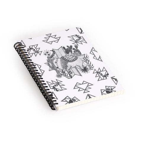 Dash and Ash Arrlo The Buffalo Spiral Notebook