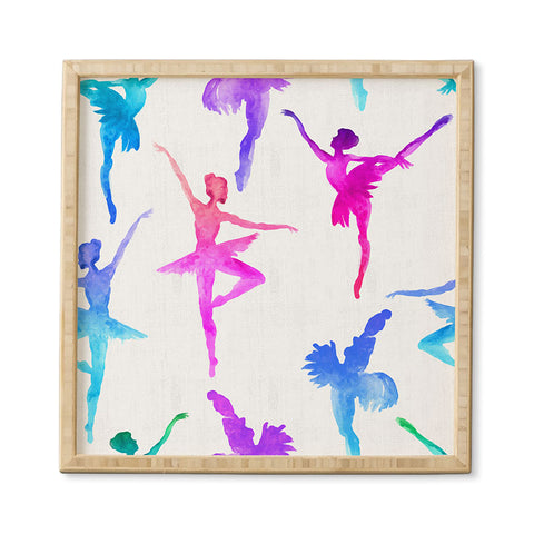 Dash and Ash Ballerina Ballerina Framed Wall Art