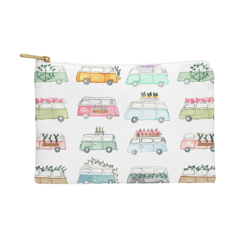 Dash and Ash Buses and Plants Pouch
