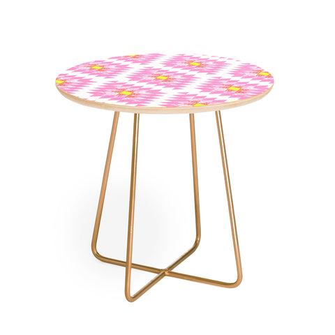 Dash and Ash Chelsea and Coral Round Side Table