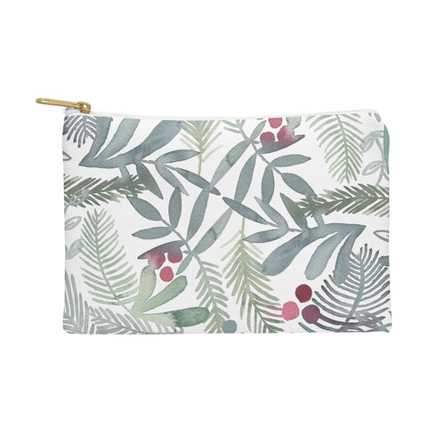 Dash and Ash Ferns and Holly Pouch