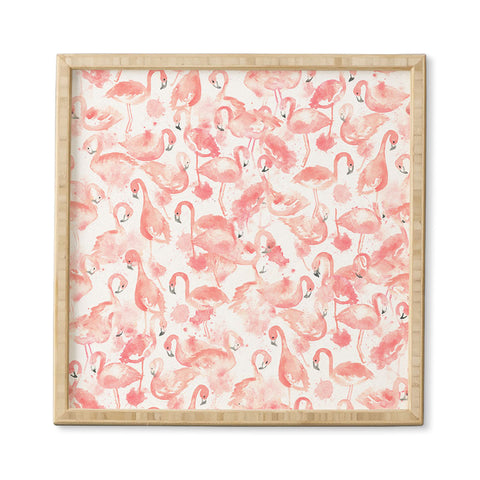 Dash and Ash Flamingo Friends Framed Wall Art
