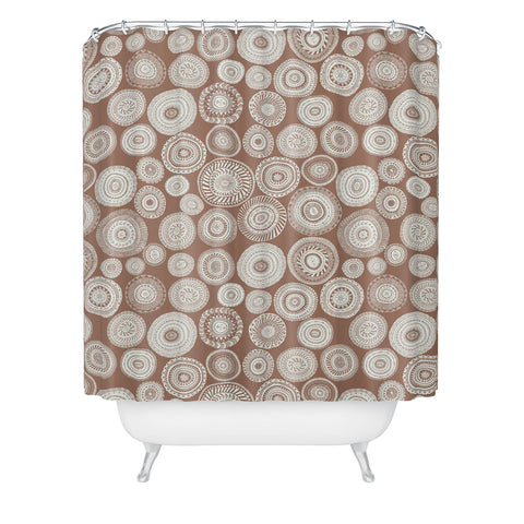 Dash and Ash Global Shower Curtain