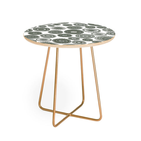 Dash and Ash globally green Round Side Table