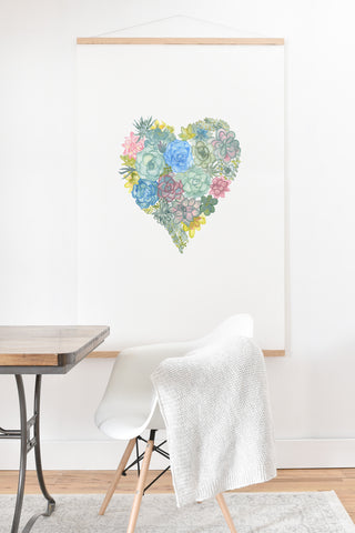 Dash and Ash Heart of Mine Art Print And Hanger