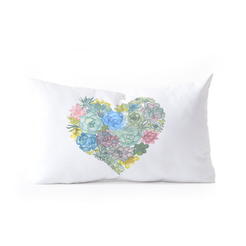 Dash and Ash Heart of Mine Oblong Throw Pillow